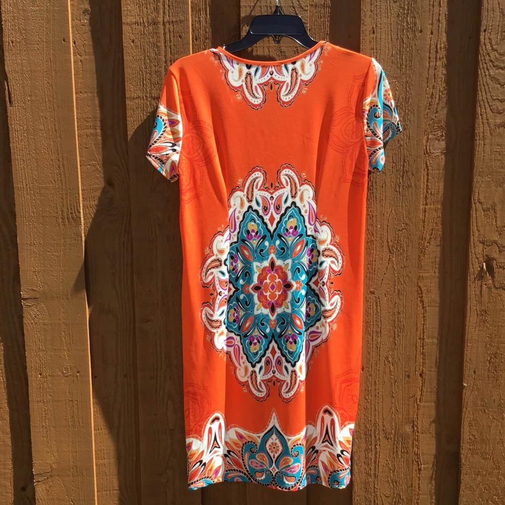 NWT Melissa Paige orange dress - Picture 6 of 6